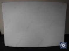 A 4' 6" Ergoflex memory foam mattress