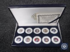 A special 25th Anniversary Edition Elvis Presley colorized state quarters, cased.