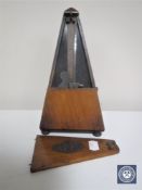 An early 20th century Metronome de Maezel CONDITION REPORT: In working order.