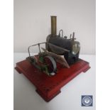 A scratch built Mamod steam engine