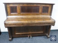 A walnut cased over strung piano by Colona of Berlin