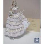 A Royal Worcester limited edition figure, Belle of the Ball, number 1398/12500,