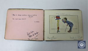 An interesting early 20th century album of handwritten poetry,