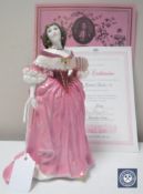 A Coalport The Femmes Fetales Collection limited edition figure, Lady Castlemaine number 698/12,500,