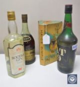A bottle of Haig's Dimple Scotch Whisky, in original card box and tissue,