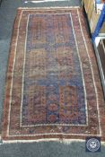 An antique Iranian rug,