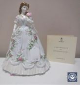 A Royal Worcester limited edition figure, Queen of Hearts, number 8008/12500,