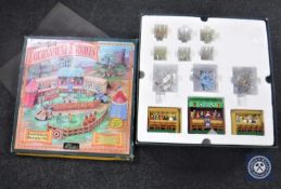 A boxed vintage Britains Tournament Knights diorama set