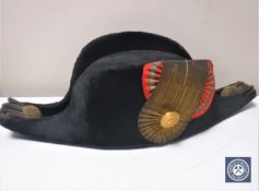 A late 19th century continental naval hat