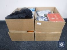 Four boxes of view masters, cine cameras,