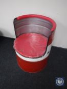 An oil drum tub chair