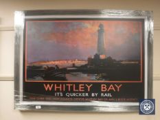 A Railway advertising picture - Whitley Bay