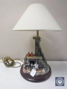 A Border Fine Arts figural table lamp, Jocks Pride CONDITION REPORT: Made in China.