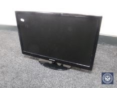 A Samsung 22" LCD TV with remote