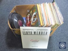 A box of LP's and 78's - Classical etc