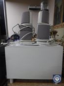 An Altec Lansing multi media speaker system