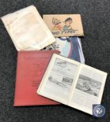 A collection of ephemera relating to the military and RAF including volumes 'Songs that won the