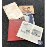 A collection of ephemera relating to the military and RAF including volumes 'Songs that won the