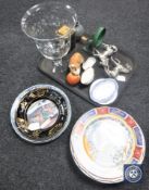 A tray of collectables including Spong No.