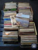 Nine boxes of assorted LP records - operas and classical