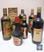 Nine bottles of Grants cherry brandy, together with one bottle of Grants cherry whisky,