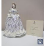 A Royal Worcester limited edition figure, The Last Waltz, number 9277/12500,