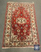 A Persian Sarough rug,