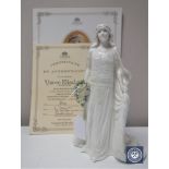 A Coalport Royal Brides Collection limited edition figure, Queen Elizabeth, number 2356/7500,