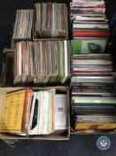 A pallet of LP records and LP box sets - classical,