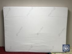 A 4' 6" Ergoflex memory foam mattress