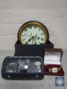 A box of Rotary wrist watch, two Swatch watches, Living Legends watch,