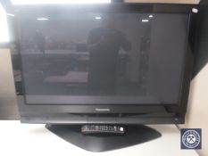 A Pansonic Viera 37 inch plasma TV with remote