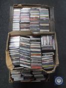 Five boxes various CD's