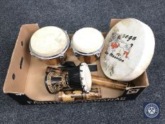 A box of hand drum,