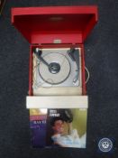 A mid 20th century table top electric Dansette Major Deluxe 21 record player