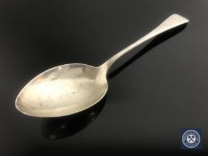 A silver table spoon CONDITION REPORT: 81g