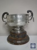 A silver twin-handled bowl, William Neale, Birmingham 1922,
