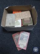 A box of vintage Ordnance Survey maps