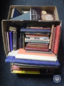 Three boxes of 20th century and later volumes : novels, modern gardens,