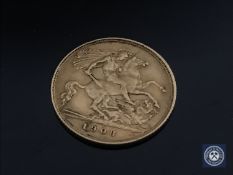 A gold half Sovereign 1903