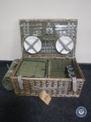 A 'The Wicker Merchant' picnic set