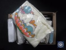 A quantity of bed linen, soft goods, etc, all brand new and still sealed.