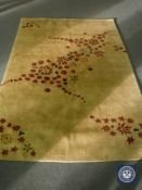 A hand knotted rug, herbal wash beige, 180 cm x 270 cm, rrp £1347.