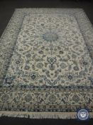 A very fine Persian Nain carpet, Central Iran,