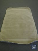 A hand tufted rug, plain loop/cut beige, 160 cm x 230 cm, rrp £513.