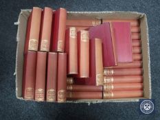 A box of Odhams Press books, novels,