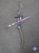 A Meteor Archery bow with accessories CONDITION REPORT: This shows some signs of