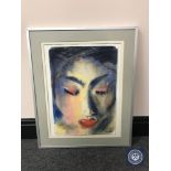 Donald James White : Geisha Irene, watercolour, 29 cm x 39 cm, framed.