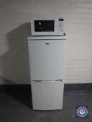 A Lec fridge freezer and a Panasonic microwave