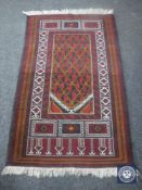 An Afghan rug